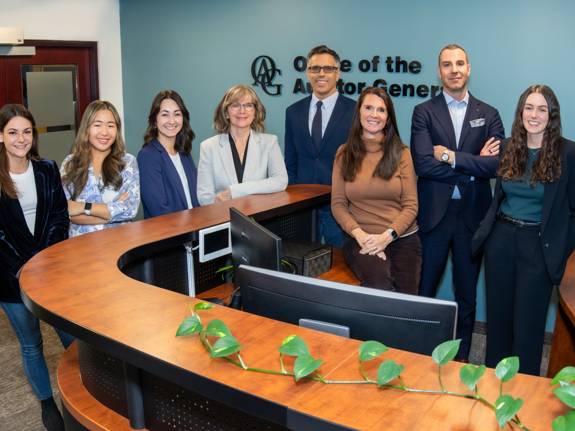 A group photo of the Financial Audit Team