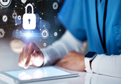 Cover photo of healthcare professional at computer 