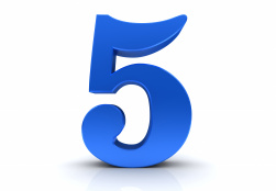 The number 5 